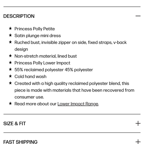 Princess Polly Pink Mini Dress with Satin Finish and Wrap Bodice - Picture 3 of 9